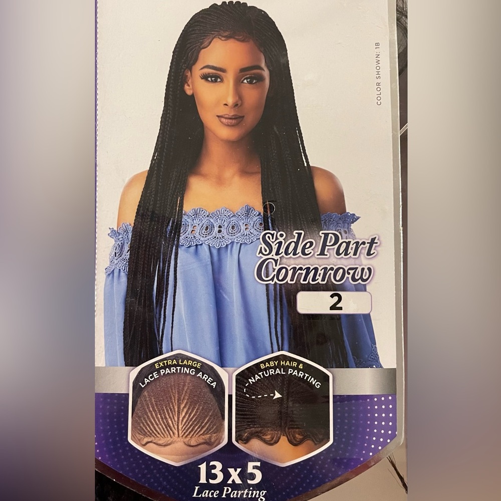 13x5 Side Part Braided Wig